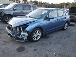 Salvage cars for sale at Exeter, RI auction: 2014 Subaru Impreza Premium