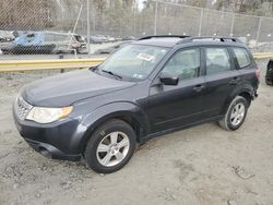 Salvage cars for sale at Waldorf, MD auction: 2012 Subaru Forester 2.5X