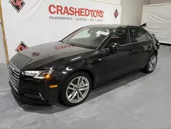 Salvage cars for sale at Dunn, NC auction: 2017 Audi A4 Premium