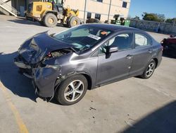 Salvage cars for sale at Wilmer, TX auction: 2015 Honda Civic SE