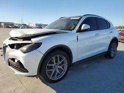 Salvage cars for sale from Copart Grand Prairie, TX: 2018 Alfa Romeo Stelvio TI Sport