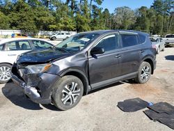 Salvage cars for sale at Greenwell Springs, LA auction: 2018 Toyota Rav4 LE