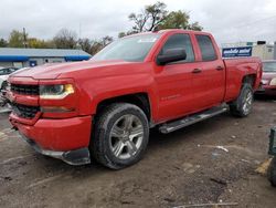 Salvage cars for sale at Wichita, KS auction: 2018 Chevrolet Silverado C1500 Custom