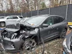 Salvage cars for sale at Waldorf, MD auction: 2024 Ford Escape ST Line