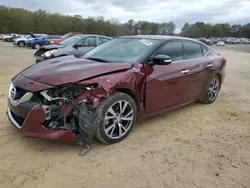 Salvage cars for sale at Conway, AR auction: 2017 Nissan Maxima 3.5S