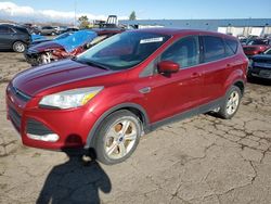 Salvage cars for sale at Woodhaven, MI auction: 2015 Ford Escape SE