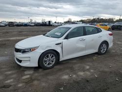 Salvage cars for sale at Indianapolis, IN auction: 2016 KIA Optima LX