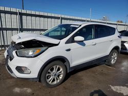 Carros salvage sin ofertas aún a la venta en subasta: 2017 Ford Escape SE