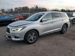 Salvage cars for sale at Chalfont, PA auction: 2019 Infiniti QX60 Luxe