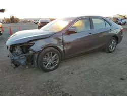 Salvage cars for sale at San Diego, CA auction: 2015 Toyota Camry LE