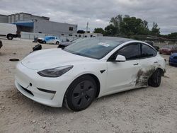 Salvage cars for sale at Opa Locka, FL auction: 2023 Tesla Model 3