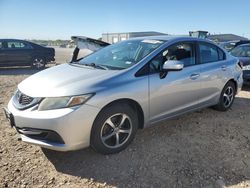 Salvage cars for sale from Copart San Antonio, TX: 2015 Honda Civic SE