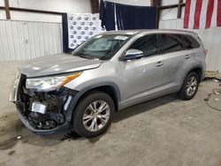 Salvage cars for sale at Byron, GA auction: 2015 Toyota Highlander XLE