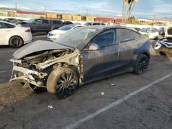 Salvage cars for sale at Van Nuys, CA auction: 2022 Tesla Model Y