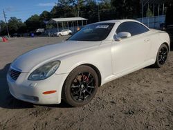 Salvage cars for sale at Savannah, GA auction: 2002 Lexus SC 430