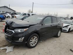 Salvage cars for sale at Pekin, IL auction: 2018 Chevrolet Equinox LT