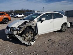 Salvage cars for sale at Lawrenceburg, KY auction: 2014 Honda Civic LX