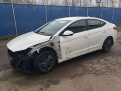 Carros salvage sin ofertas aún a la venta en subasta: 2017 Hyundai Elantra SE