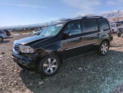 Salvage cars for sale at Magna, UT auction: 2015 Honda Pilot Touring