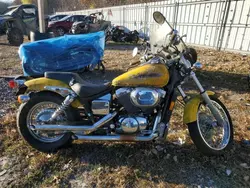 Salvage motorcycles for sale at Albany, NY auction: 2002 Honda VT750 DC