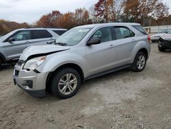 Salvage cars for sale from Copart North Billerica, MA: 2012 Chevrolet Equinox LS