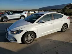 2018 Hyundai Elantra SEL en venta en Grand Prairie, TX