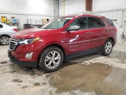 Salvage cars for sale from Copart Milwaukee, WI: 2019 Chevrolet Equinox Premier