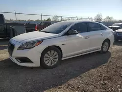 Salvage cars for sale at Houston, TX auction: 2016 Hyundai Sonata Hybrid