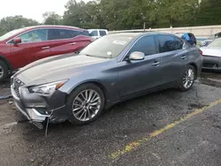 Infiniti salvage cars for sale: 2019 Infiniti Q50 Luxe