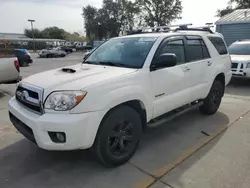 Salvage cars for sale at Sacramento, CA auction: 2008 Toyota 4runner SR5