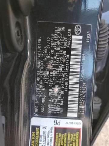 2012 Toyota Camry Base