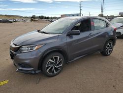 Salvage cars for sale at Colorado Springs, CO auction: 2019 Honda HR-V Sport