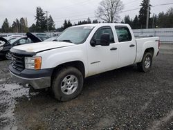 Salvage trucks for sale at Graham, WA auction: 2010 GMC Sierra K1500