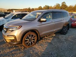 Salvage cars for sale at Memphis, TN auction: 2021 Honda Pilot Touring