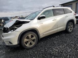 2016 Toyota Highlander Hybrid Limited en venta en Eugene, OR