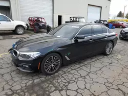 Salvage cars for sale at Woodburn, OR auction: 2017 BMW 530 I