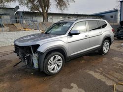 Salvage cars for sale at Albuquerque, NM auction: 2021 Volkswagen Atlas SE