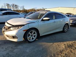 Honda salvage cars for sale: 2020 Honda Civic EX