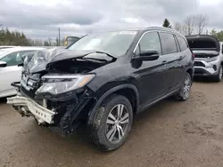 Honda salvage cars for sale: 2017 Honda Pilot Exln