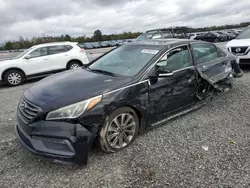 Salvage cars for sale at Lumberton, NC auction: 2015 Hyundai Sonata Sport