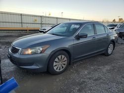 Salvage cars for sale at Dyer, IN auction: 2010 Honda Accord LX