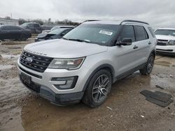 Salvage cars for sale at Kansas City, KS auction: 2016 Ford Explorer Sport