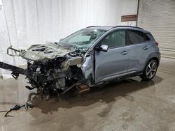 Salvage cars for sale at Leroy, NY auction: 2018 Hyundai Kona Ultimate