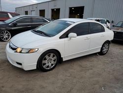 Salvage cars for sale at Jacksonville, FL auction: 2009 Honda Civic LX