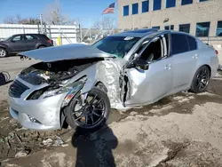 Salvage cars for sale at Littleton, CO auction: 2013 Infiniti G37