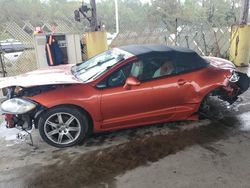 Salvage cars for sale at Gaston, SC auction: 2008 Mitsubishi Eclipse Spyder GT