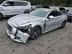 Infiniti q60 salvage cars for sale: 2018 Infiniti Q60 Luxe 300