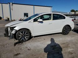 Salvage cars for sale at Tulsa, OK auction: 2014 Honda Civic EXL