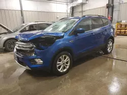 Salvage cars for sale at Casper, WY auction: 2018 Ford Escape SEL