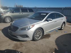 Salvage cars for sale at Kansas City, KS auction: 2015 Hyundai Sonata Sport